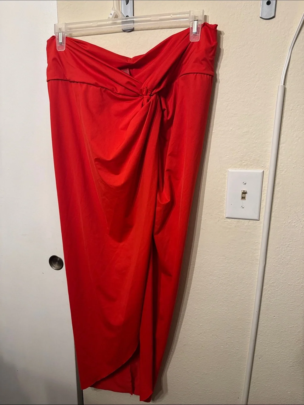 Rare SKIMS 2X Red maxi sarong in Limited edition Ruby NWOT